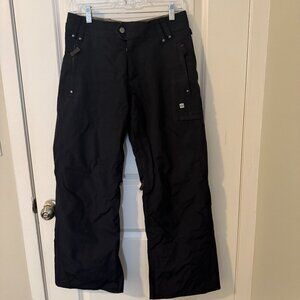 Planet Earth Womens Insulated Ski Snowboard Pant Black Size Small